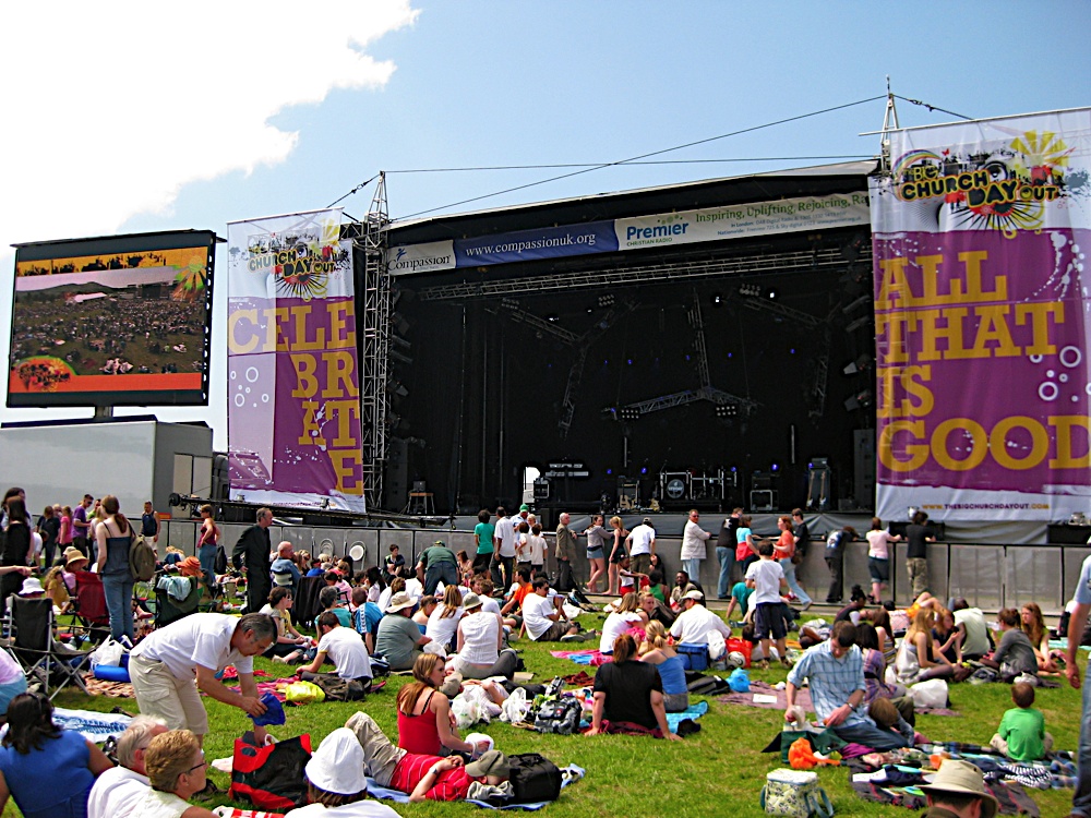 The main stage