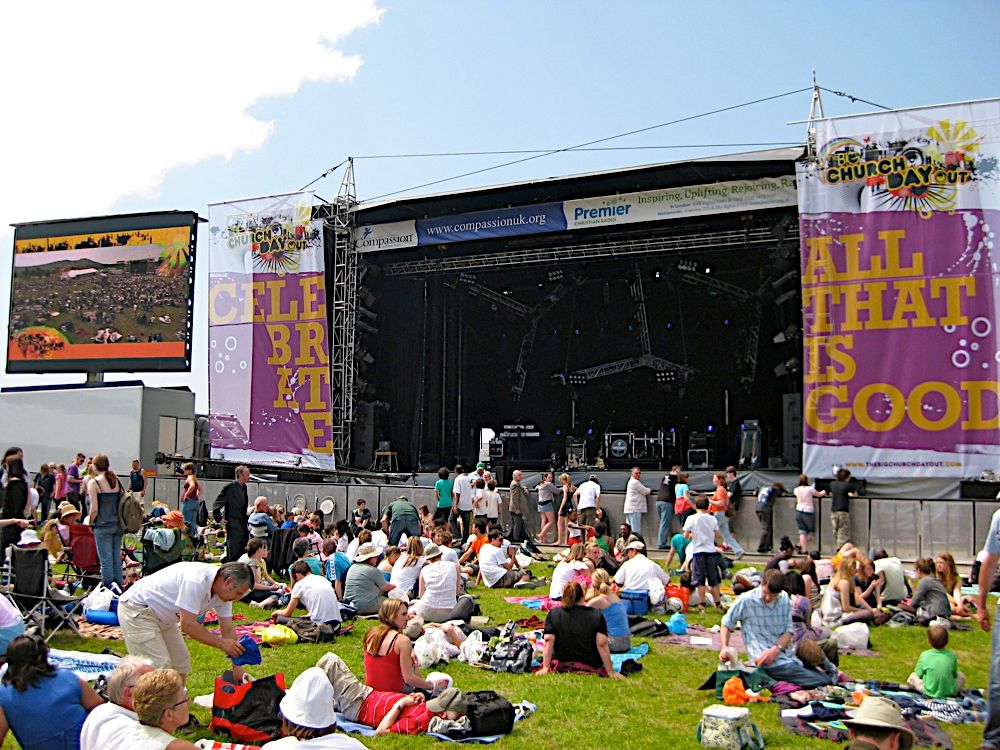 The main stage