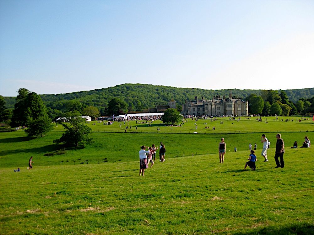 Looking towards Wiston Hall