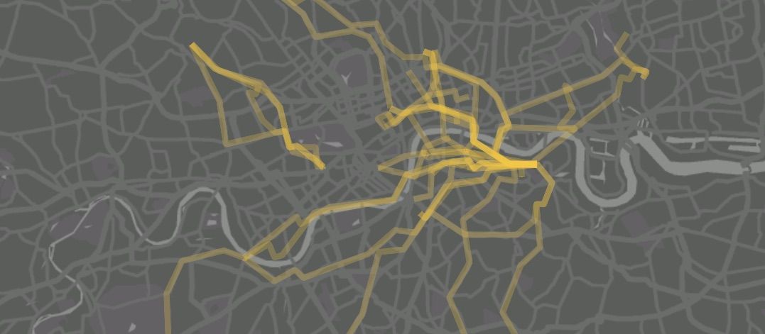 Where I've cycled with Beeline so far…